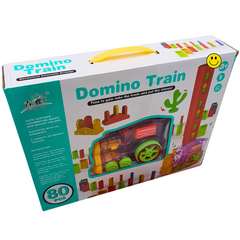 Cartoon-Themed Domino Train Set - Fun and Learning for Preschoolers