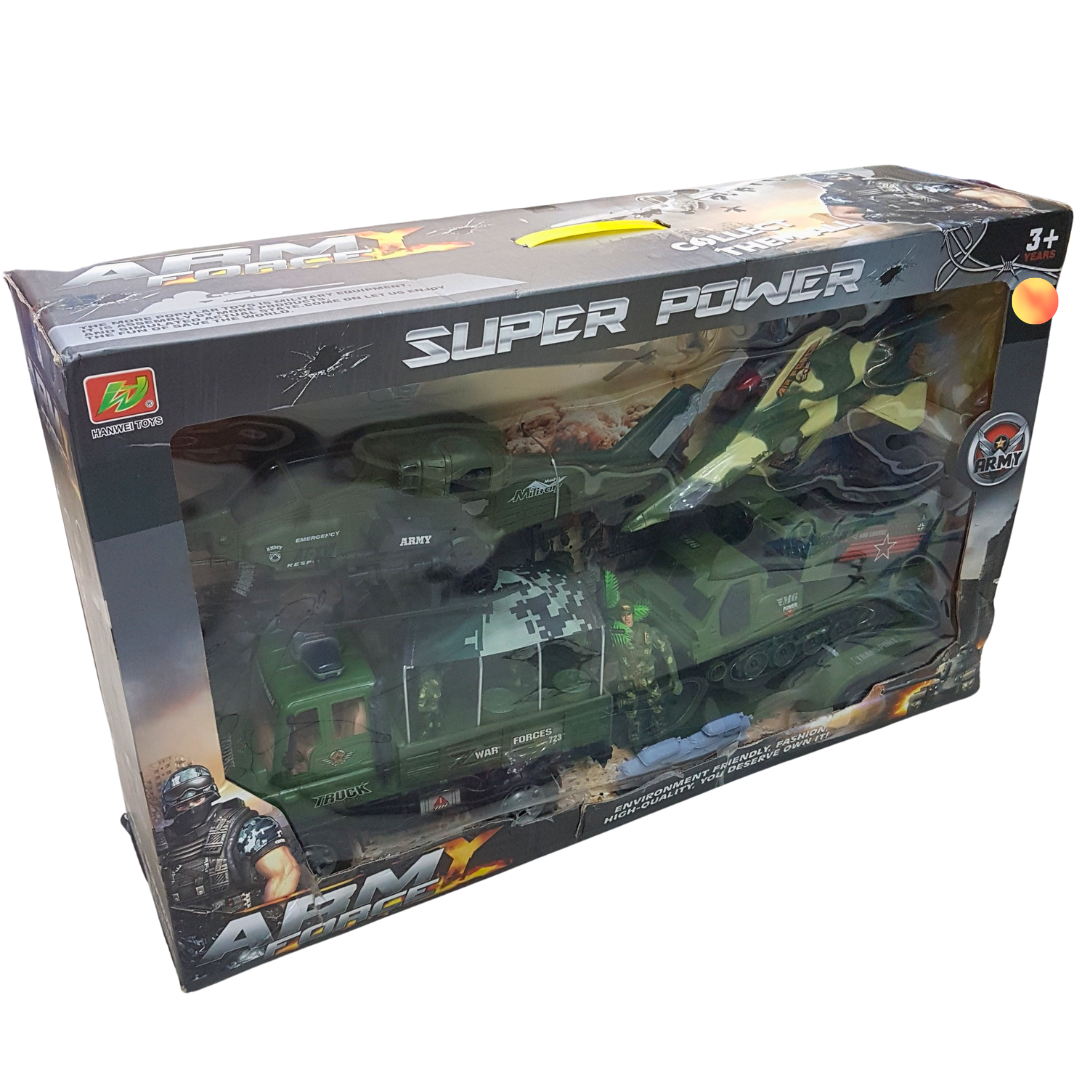 Ultimate Military Mission Playset: Army Vehicles and Action Figures