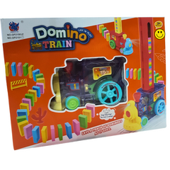 Choo-Choo Domino Train - Colorful Domino Setting Adventure for Ages 3+