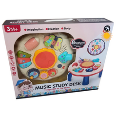 Multifunctional Interactive Music Study Desk for Toddlers – Educational Learning Playset