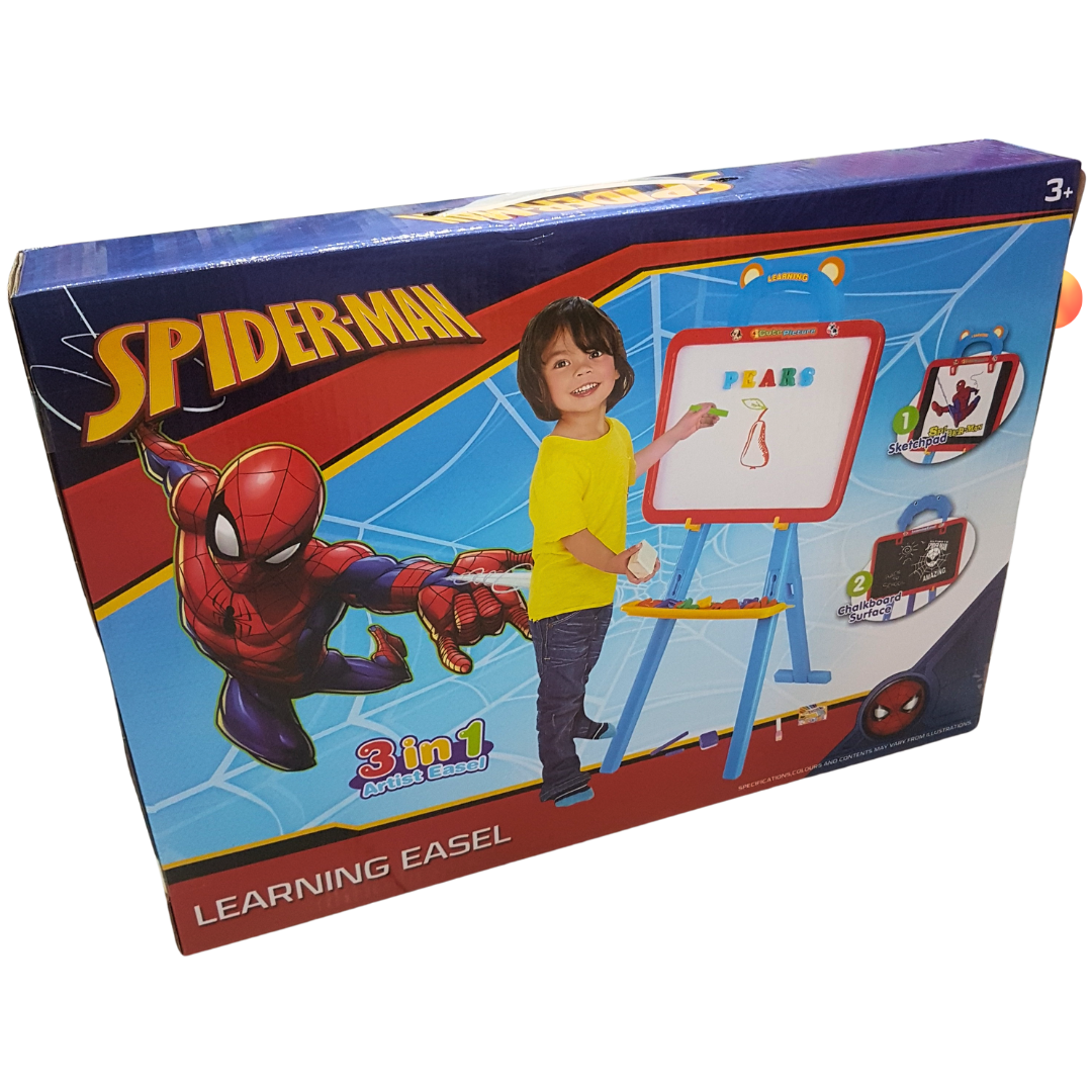 Spider-Man 3-in-1 Learning Easel: Inspire Artistic Superhero Adventures