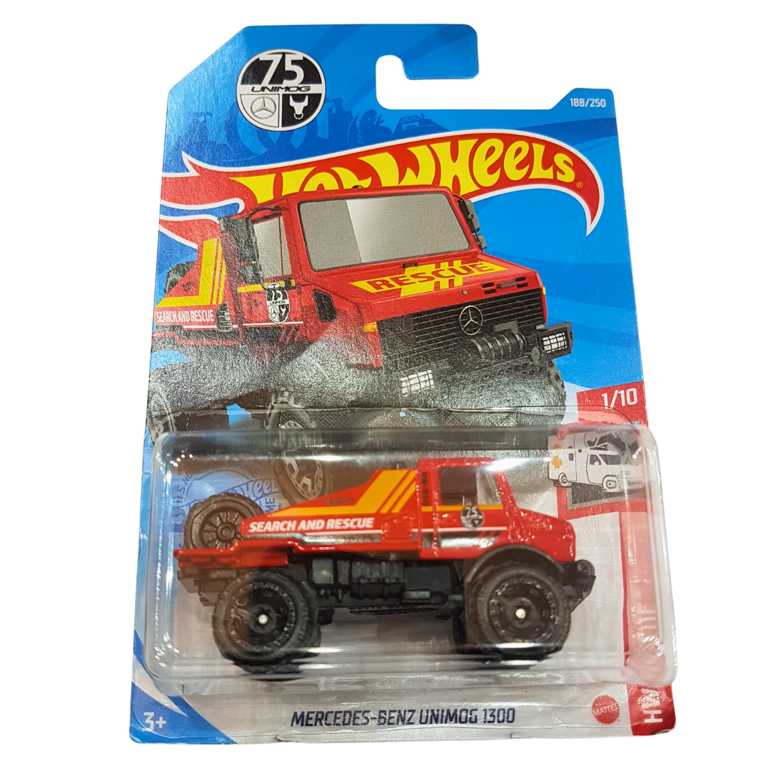 Hot wheels model car Mercedes-Benz  Unimog 1300