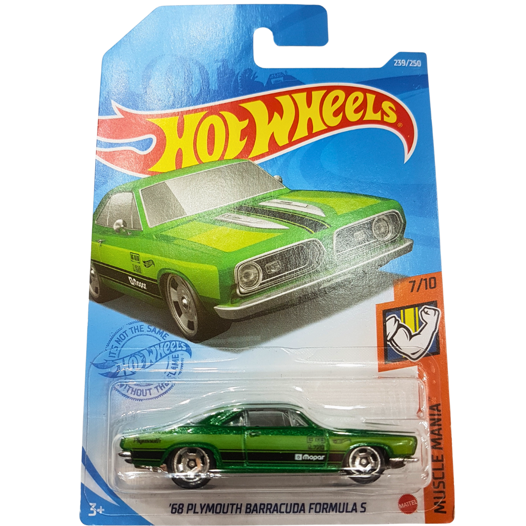 Rev Up the Fun with the Hot Wheels '68 Plymouth Barracuda Formula S - A Vintage Muscle Masterpiece for Little Racers!