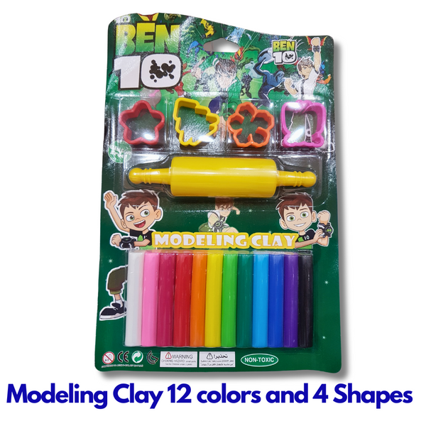 Multi-Colored Malleable Modeling Clay Kit - 5014631000761