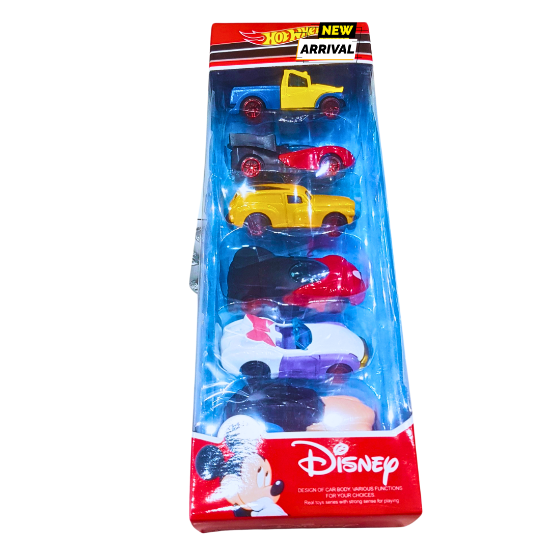 Hot Wheel Die-Cast Toy Car Set – 6 Pcs