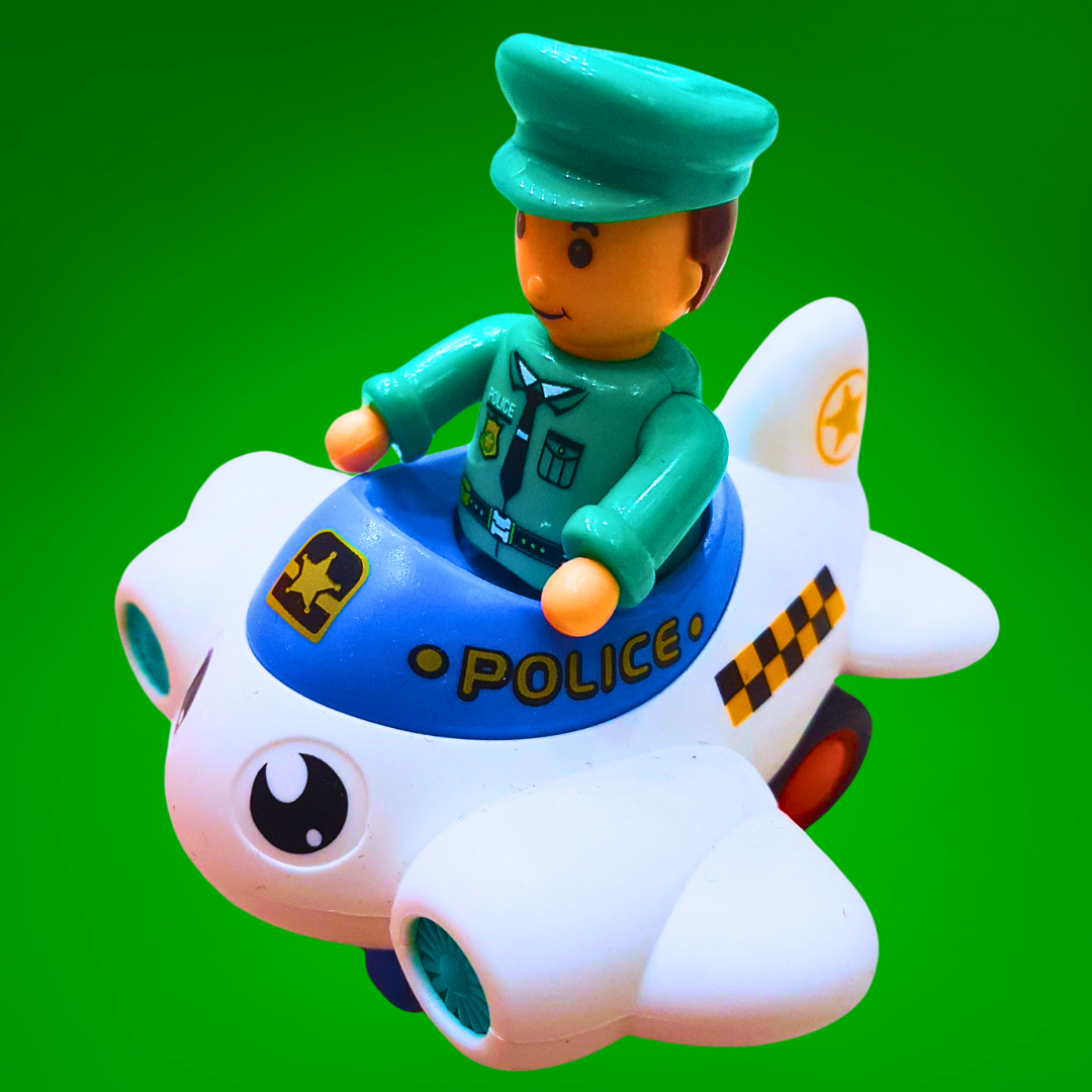 Vibrant Pull-Back Toy Airplanes with Pilot Figures – Available in 4 Colors