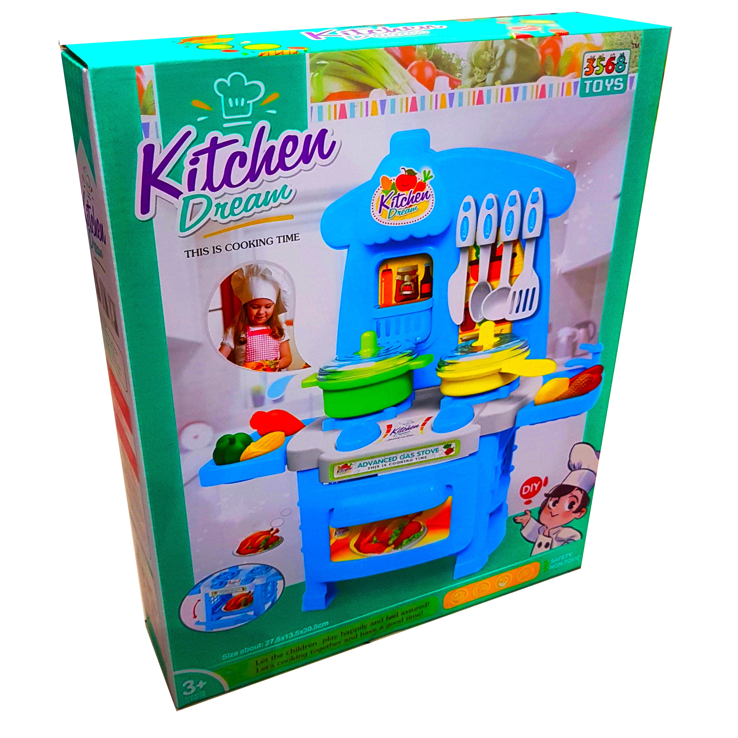 Kitchen Dream Playset: The Ultimate Cooking Adventure for Girls, Ages 3 and Up, Safe, Non-Toxic, Perfect Gift Idea