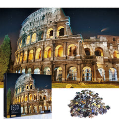 Newtion 1500 PCS 32" x 24" Jigsaw Puzzles for Kids Adult - Colosseum Puzzle, Educational Intellectual Decompressing Fun Game