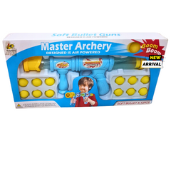 Master Archery Soft Bullet Gun – Air-Powered Foam Dart Shooter (Ages 5+)