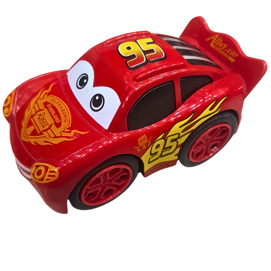 Die-Cast Racing Car Model – Alloy Pull-Back Toy Car for Kids