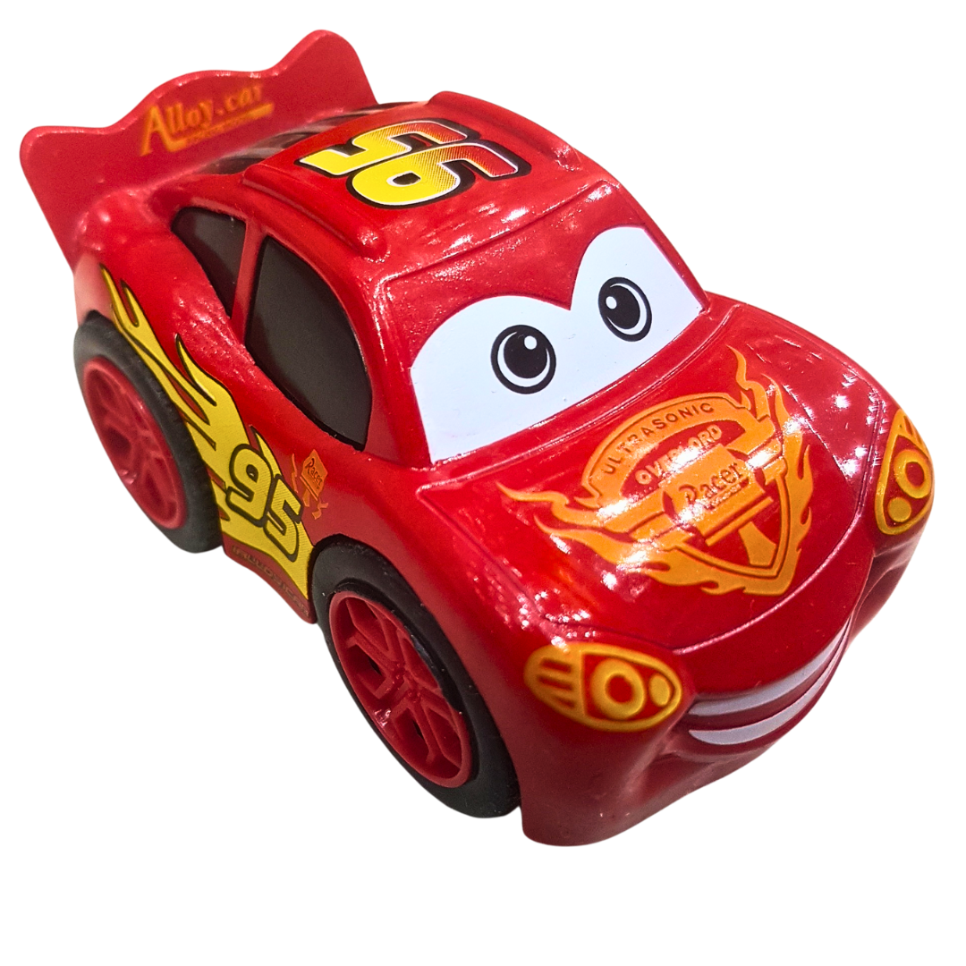 Die-Cast Racing Car Model – Alloy Pull-Back Toy Car for Kids