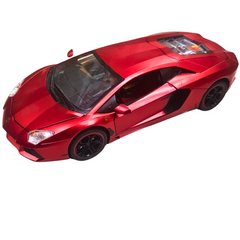 1:16 Red Lamborghini Die-Cast Model Car – Luxury Sports Car Toy with Opening Doors