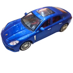 1:18 Porsche Die-Cast Model Car – Luxury Sports Car Toy with Opening Doors &amp; Pull-Back Action