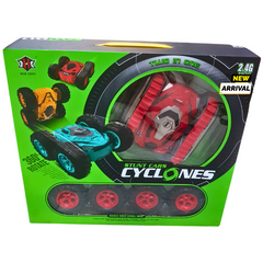 Stunt Cars Cyclones – 2-in-1 Double-Sided Rotating RC Car | 360° Flip & Climb | 2.4G Remote Control