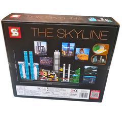 The Skyline Building Blocks Set – 908+ Pieces | City Architecture Model Kit | STEM Creative Toy