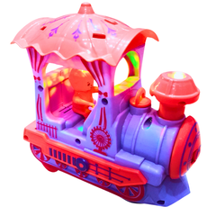 Spray Train with Lights, Music, and 360° Rotation – Fun Interactive Locomotive Toy for Kids 3+