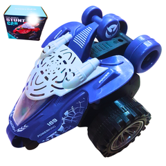 Five-Wheels Stunt Car – 360° Rotating Action with Lights and Music for Kids 3+