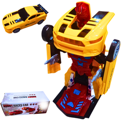 2-in-1 Transforming Robot Car Toy – Remote-Controlled Action Vehicle with Lights & Sounds | Kids’ Interactive Play | Ideal Gift for Boys & Girls