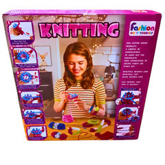 DIY Knitting & Braiding Craft Kit for Kids – Creative Bracelet & Jewelry Making Set | Ages 6+