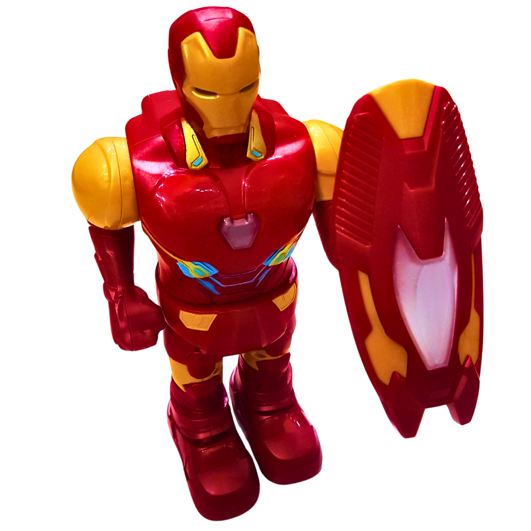 Steel Warrior Sound & Light Action Figure – Interactive Toy for Kids