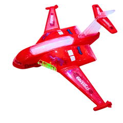 Air Fighter Light-Up Toy Plane with Sound & Bump-and-Go Action – Exciting Play for Kids (3+ Years)