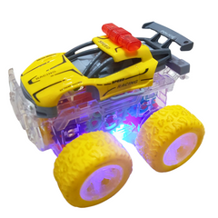 Neon Flash Racer: Transparent Light-Up Speedster - Electrifying Racing Fun for Kids (each sold separately)
