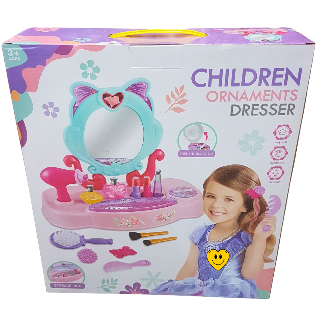 My First Beauty Corner - Playful Children's Ornament Dresser Set for Creative Expression