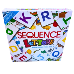 Sequence Letters Board Game for Kids – Fun Alphabet Learning Game | Ages 4-7 | 2-4 Players