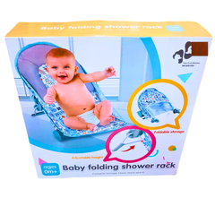 Adjustable Baby Folding Shower Rack – Comfortable and Foldable Baby Bath Seat