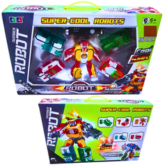 Super-Cool Transforming Robot Toy Set – 5-in-1 Number Robots for Kids 6+ Years