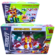 Super-Cool Transforming Robot Toy Set – 5-in-1 Number Robots for Kids 6+ Years