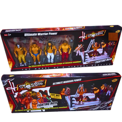 Ultimate Warrior Power Wrestling Play Set – Fighting Hero Action Figures with Arena and Accessories for Kids 3+ Years