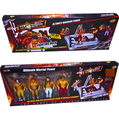 Ultimate Warrior Power Wrestling Play Set – Fighting Hero Action Figures with Arena and Accessories for Kids 3+ Years