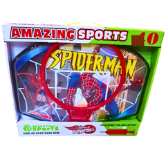 Amazing Sports Spider-Man Basketball Hoop Set with Ball & Pump – Easy-to-Install Indoor/Outdoor Basketball Game for Kids