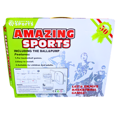 Amazing Sports Batman Basketball Hoop Set with Ball &amp; Pump – Easy-to-Install Indoor/Outdoor Game for Kids