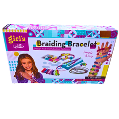 Braiding Bracelet Kit for Girls – DIY Friendship Bracelet Maker with 7 Knot Styles | Creative Fashion Craft Set | Ages 5+