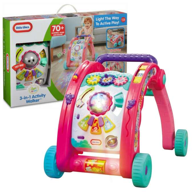 Light 'n Go 3-in-1 Activity Walker- Pink