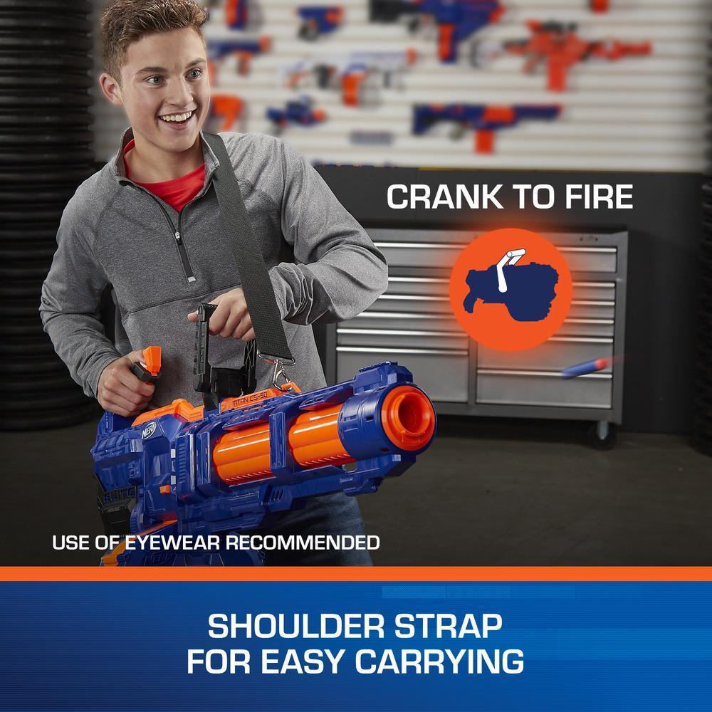 NERF Ultra Select Fully Motorized Blaster, Fire for Distance or Accuracy,  Includes Clips and Darts, Outdoor Games and Toys, Automatic Electric Full