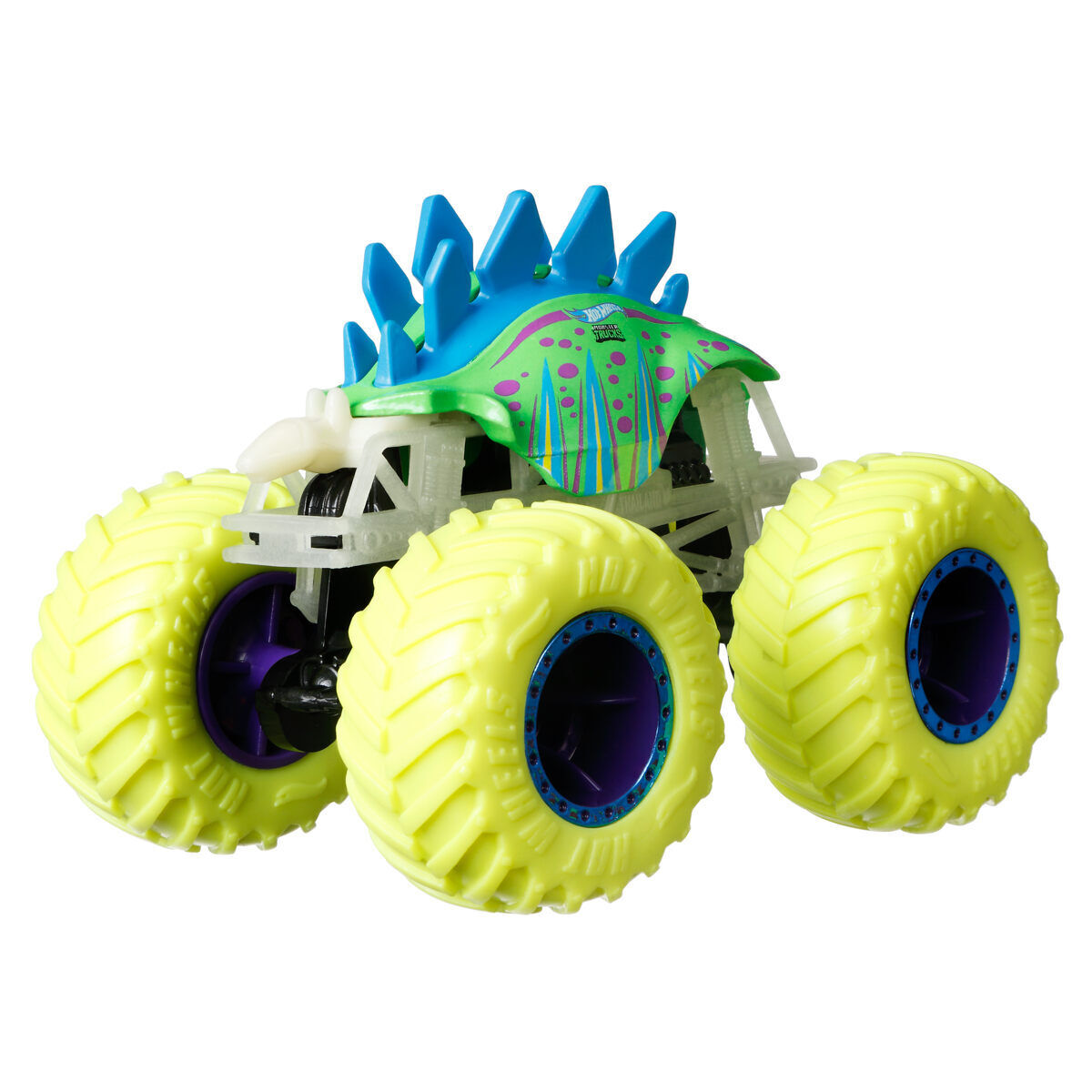 Hot Wheels Monster Trucks Glow In The Dark Car Bundle 1:64 Scale Vehicle Set New