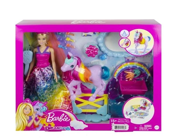 Barbie Dreamtopia Unicorn Pet Playset With Barbie Princess Doll